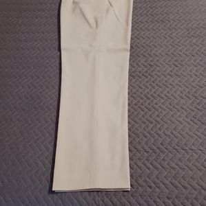 Ann Taylor Loft Cream / Tan Colored Lined Dress Pants 10